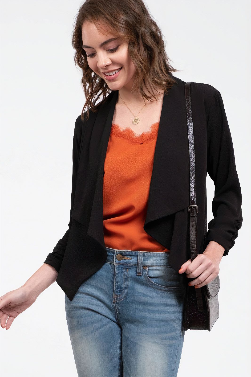 Sleek Collar Jacket